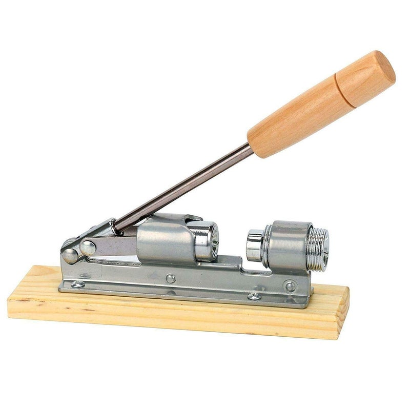 winvin Mechanical Heavy Duty Nut Cracker, Pecan Cracker Walnut Cracker Plier Opener Tool, Desktop Wood Base & Handle - Image 1
